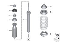 33526855243-SHOCK ABSORBER/REAR-3 E90/E91