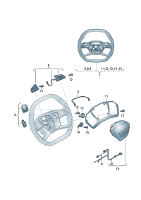 89G419091A-Steering wheel