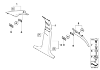 51437120535-Pillar assy., l.
