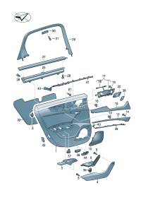 4KD8390206PS-Incar console (ghost (black))