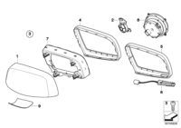 67137191406-Drive unit outer mirror memory