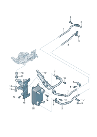 4E0317817S-PIPE-HEAT EXCH/PORCAYENNE/TOUR