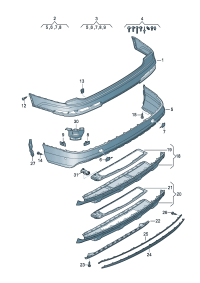 4M0807067D-COVER ASSY, PLASTIC