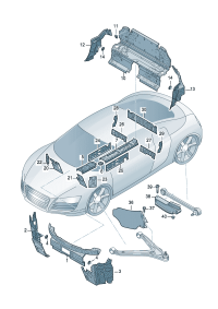 420863149B-PORSCHE CAYENNEAIR DUCT CENTRE