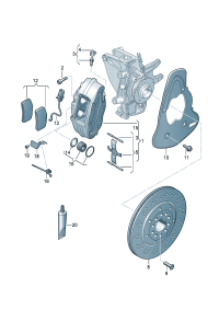 420615601J-BRAKE DISC/VW-TOUAREG/AUDI-Q7