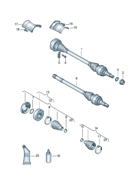 420501203B-Band f joint Shaft, half swing