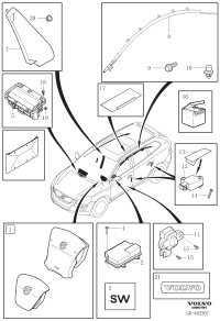 31434733-MODULE, PASSENGER AIR BAG (GRA,Y)
