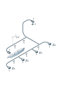 420971085H-Harness, bumper