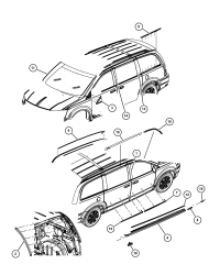5020664AC-Garnish comp B rh