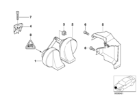 61338381271-HORN 12V 400/500HZ 72W