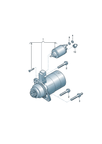 012911023C-STARTER 12V/1KW/10T-JEETA III