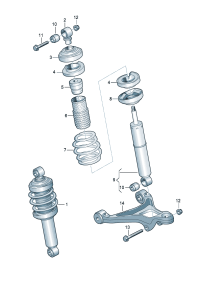 420412019R-Strut-shock absorber