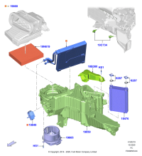 FL3Z19805D-Blower assy, incl ventila????? -?? OR ?????? -??? OR glove box-vinyl)