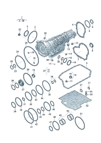 01L321371-GASKET,OIL SUMP-AUDI A4