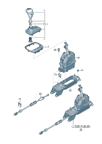 6C1713025AC-Gear shifting mechanism D-13.07.2015 -07.05.2018