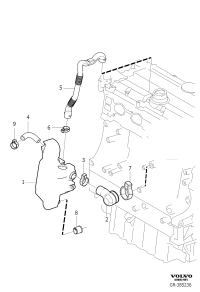 8677832-RADIATOR HOSE W124/E200/E220