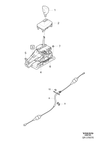 31437876-Knob, gear bar