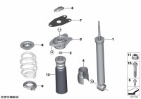 33506888332-SHOCK ABSORBER/REAR-3 E90/E91