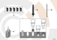 41002288195-Set, thin wall screw repair M6