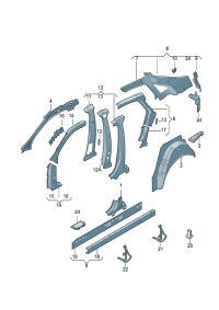 8KD809377-Beam assy-lwr