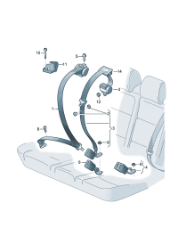 5GG857805-S/belt assy-tri Automatic unit