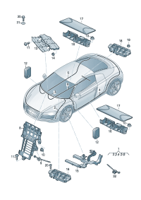 420971845AK-Mounting Bracket, fuse Holder, relay And Comfortable/portable system And o/c unit (BCM) 