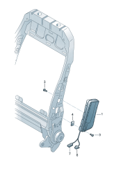 7L0880239D-Unit, side air bag **Install now only * * **Order when ordering * *   F  7L-5-041 500 *