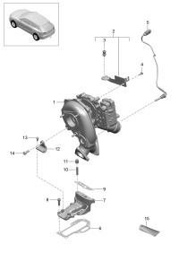 95812302511-Turbocharger Deprecated parts