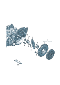 03C141015P-Disc comp., clutch Plate, pressure