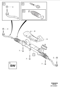 36011675-Steering, replacement