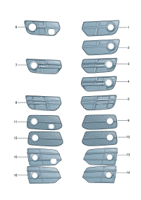 8R0807681A-VENTILATION GRILLE/POL/09-LH/F