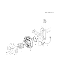 90928146-Brake assy-rr
