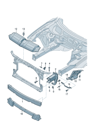 4G0807081-COVER ASSY, PLASTIC