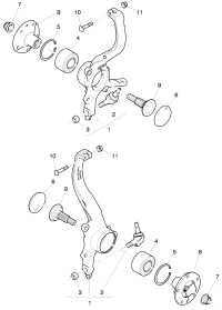 3Y0412017B-BRACKET ASSY-RADIATOR MTG UPR