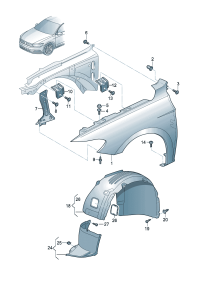 3G0821141-BRACKET,HARNESS