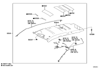 633100A110B0-HEADLINING ROOF