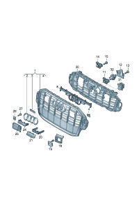4M0853651AH-Grille, radiator D  -21.06.2021