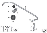 33556893547-Stabilizer rear axle