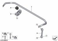 33555A022A3-Stabilizer rear axle