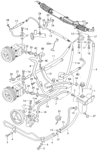 4C1422893-From vane pump to strg Hose, extension