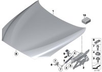 51237309117-Gas spring, bonnet