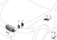 51138063174-GRILL FRT RH X5