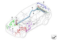 61116831980-Repair wire set frt lh