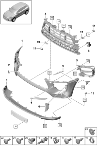 95B807217AB-COVER ASSY, PLASTIC