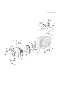 20985762-Bracket, eng harn
