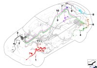 61119381685-Repair wire set frt lh