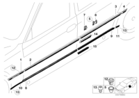 51138165219-Moulding qtr lh