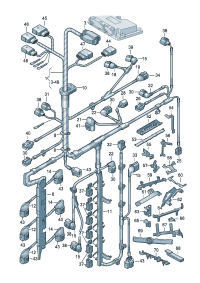 03H971610AQ-Harness-motor 6 speed a/t
