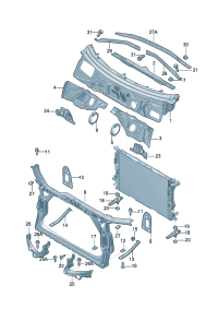 8R1805431-Plate, transverse