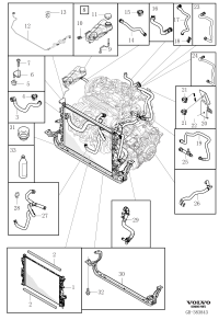 31338754-RADIATOR HOSE W124/E200/E220